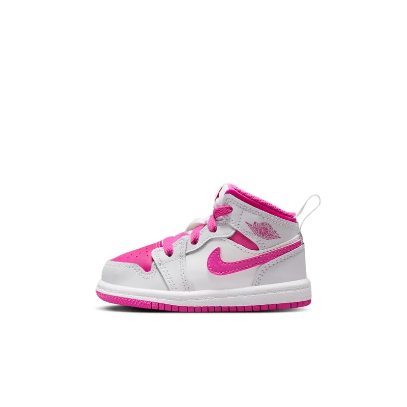 Jordan 1 Mid Iris Whisper White Fire Pink (FD8782-500)