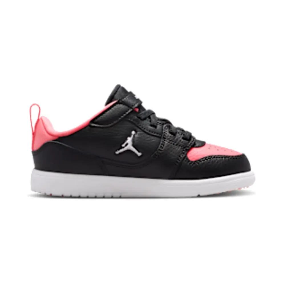 Nike Jordan Court Connect Low “Black / Pink Gaze / White” (IQ6046-004)