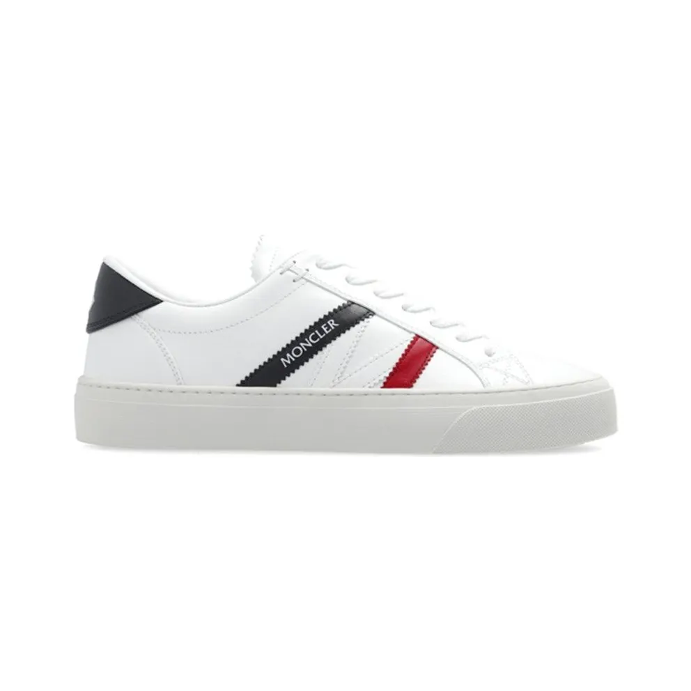 Moncler Monaco2 Low White Red (4M00140-M4496-001)
