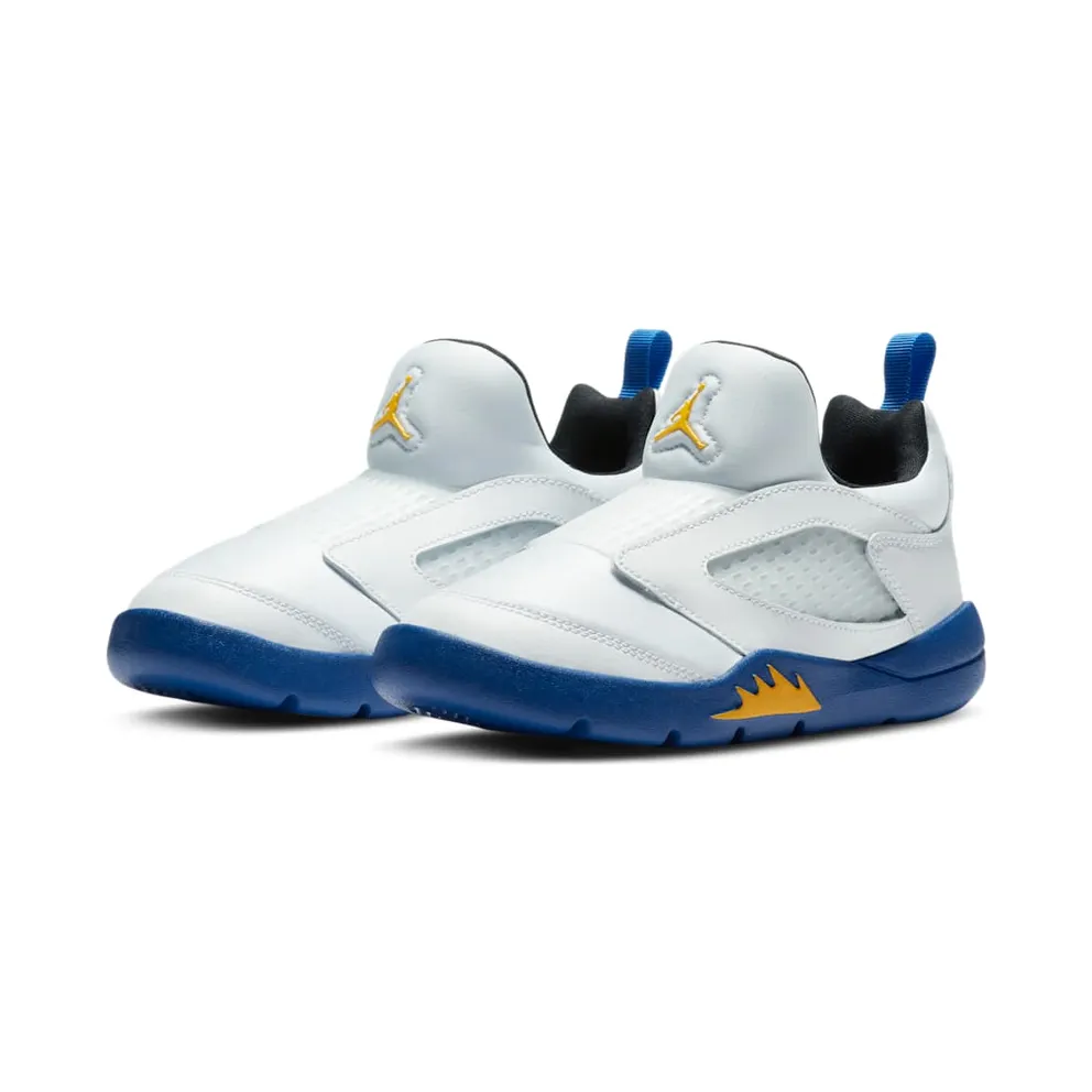 Jordan 5 Retro Little Flex Laney (PS) White/Varsity Maize-Varsity Royal (CK1227-189)