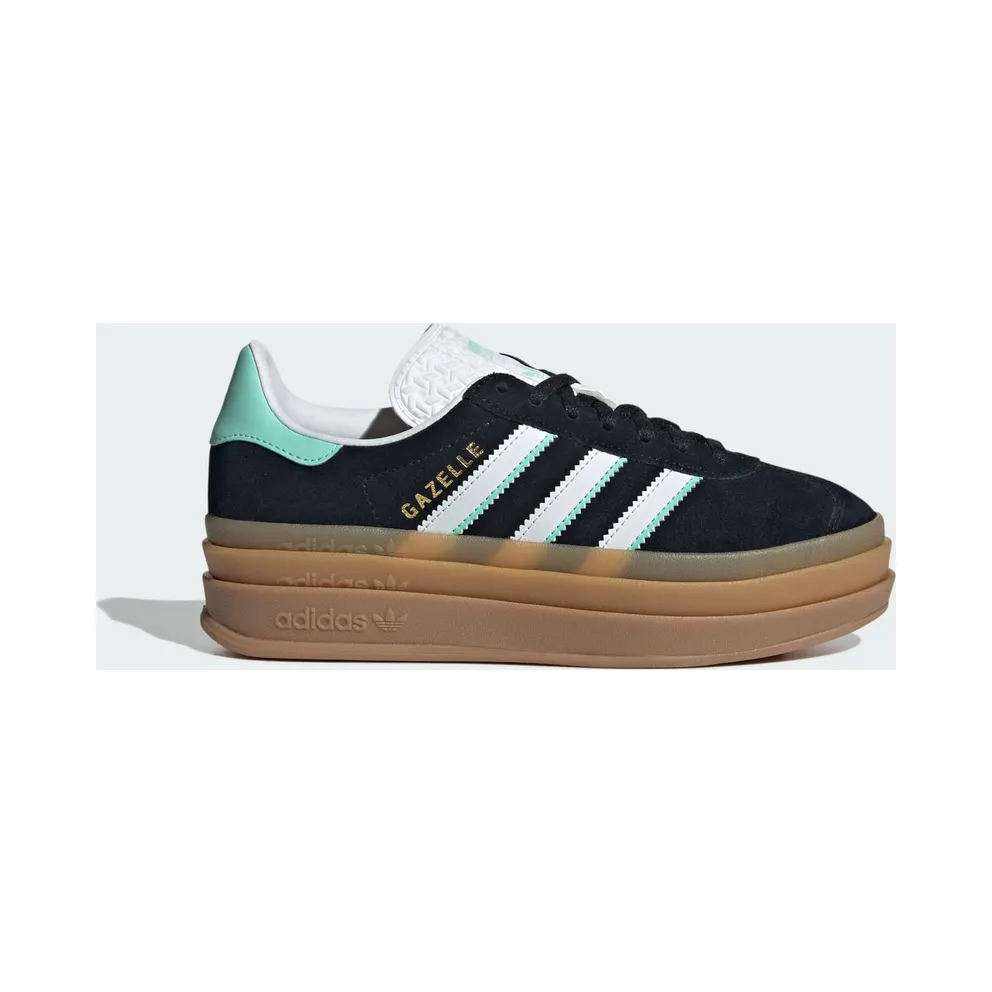 adidas Gazelle Bold Black White Mint Gum (IH6456)
