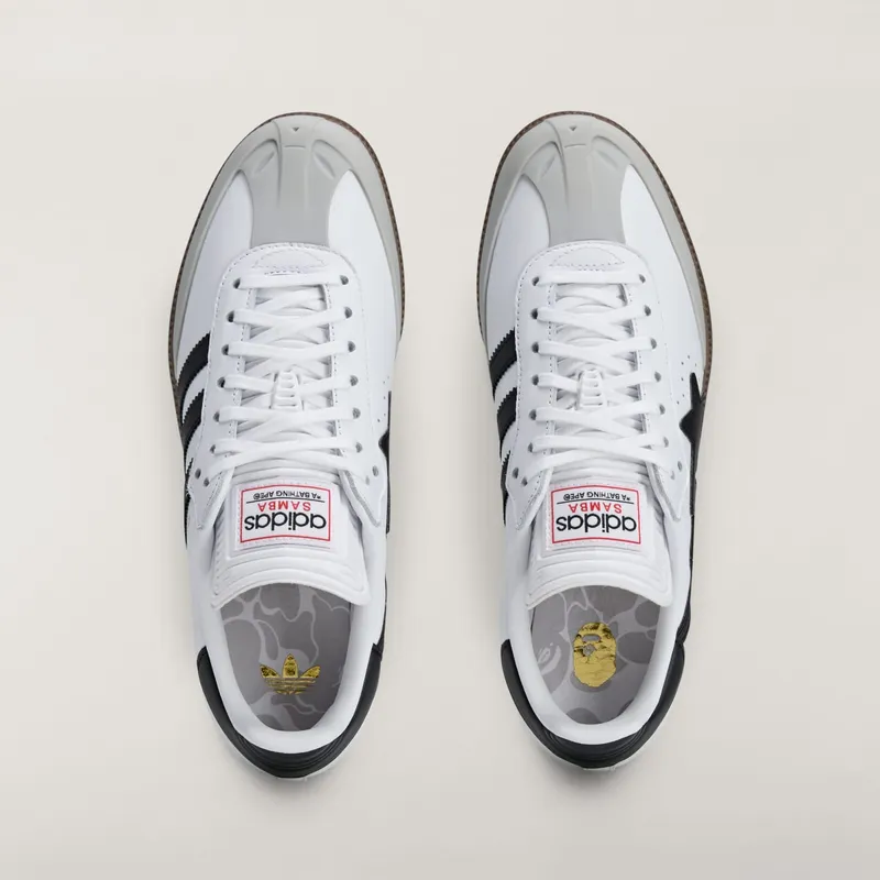 Adidas Samba “Bape – White Black” (JR9245)