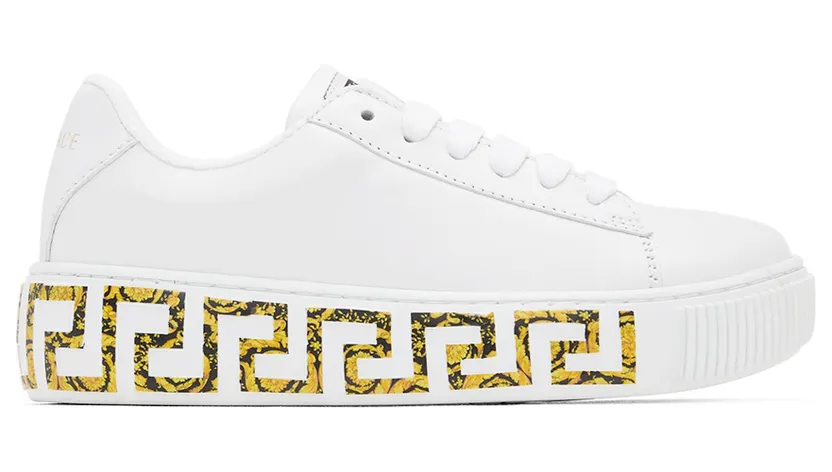 Versace White Tribute Sneakers (1000888 1A02196)