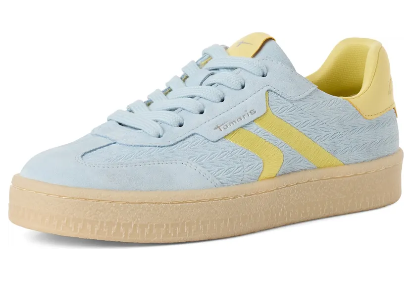 Tamaris sneaker Light Blue / Yellow (1-23723-44-88A)