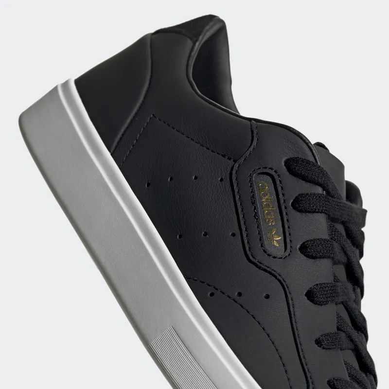 adidas Sleek Core Black Crystal White (W) Core Black/Core Black/Crystal White (CG6193)