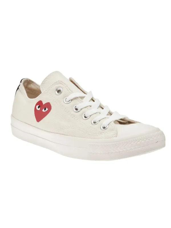Comme Des Garçons Play mit seitlichem Logo-Stempel – White (SWP1K101LOSNEAKER)