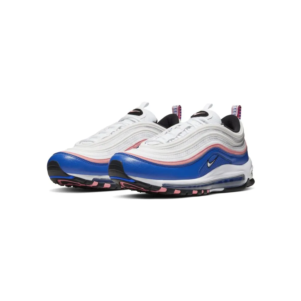 Nike Air Max 97 White Game Royal Pink Gaze White/Game Royal-Pink Gaze-Black (921826-107)