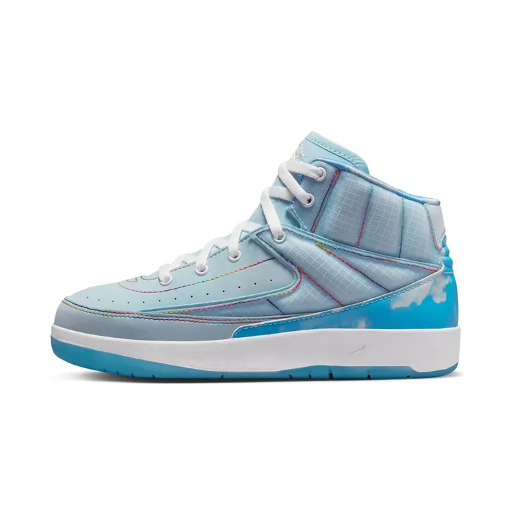 Air Jordan 2 PS J Balvin “Celestine Blue / Multi-Colour / White” (DQ7693-419)