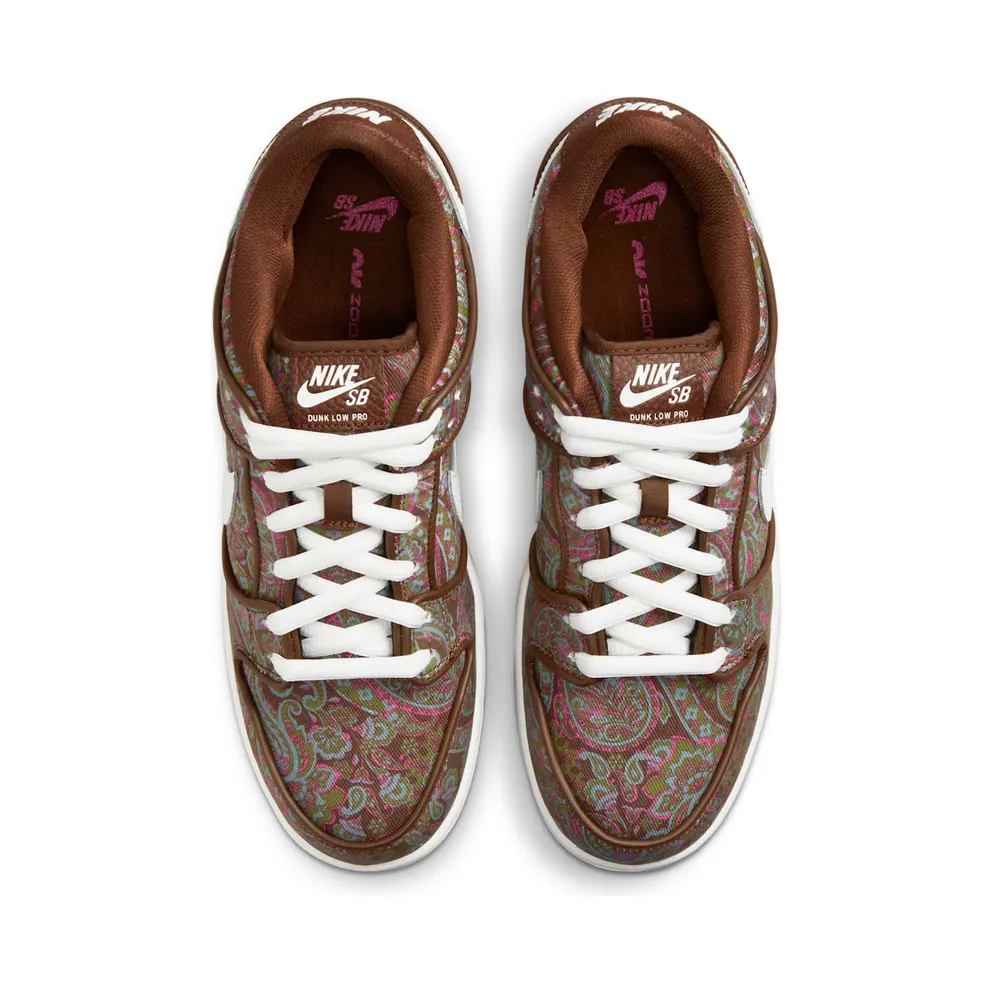 Nike SB Dunk Low Paisley Burgundy – “Brown / Burgundy / Green / White” (DH7534-200)