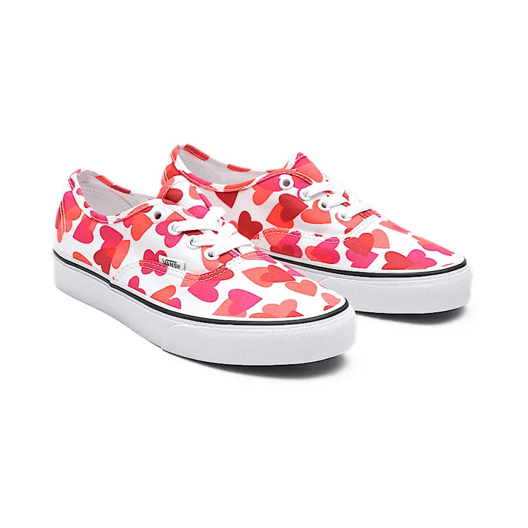 Vans Authentic “Valentine Hearts” “True White-Red” (VN0A348A40Q)
