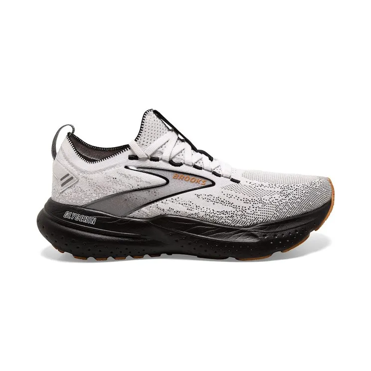 Brooks Glycerin StealthFit 21 White Grey Black (110421-1D-135)