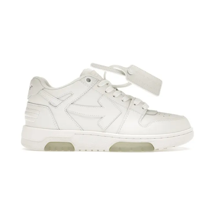 Off-White Out Of Office Calf Leather Triple White (OWIA259C99-LEA005-0100)