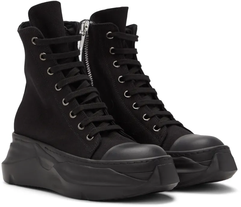 Rick Owens Drkshdw Orange Abstract Sneakers (DU01B7840 DM)
