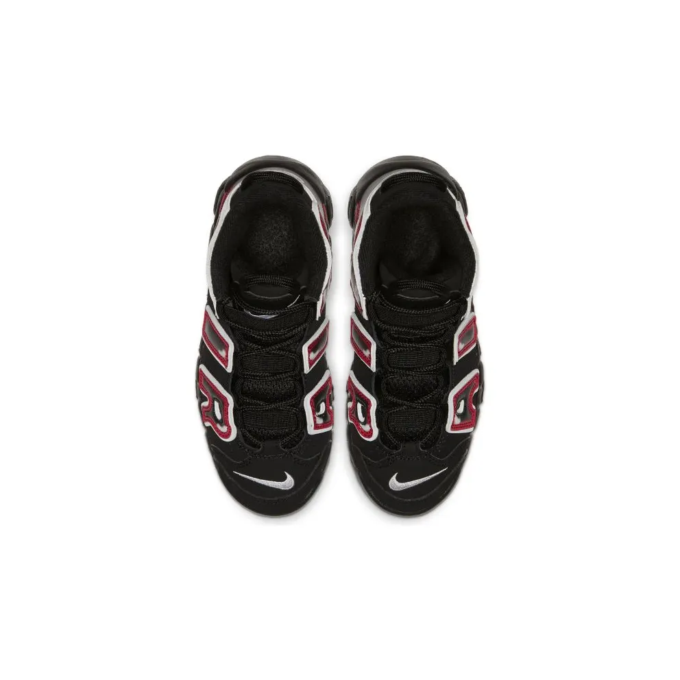 Nike Air More Uptempo 96 Spray Paint (PS) Black/White/Laser Crimson (AA1554-010)