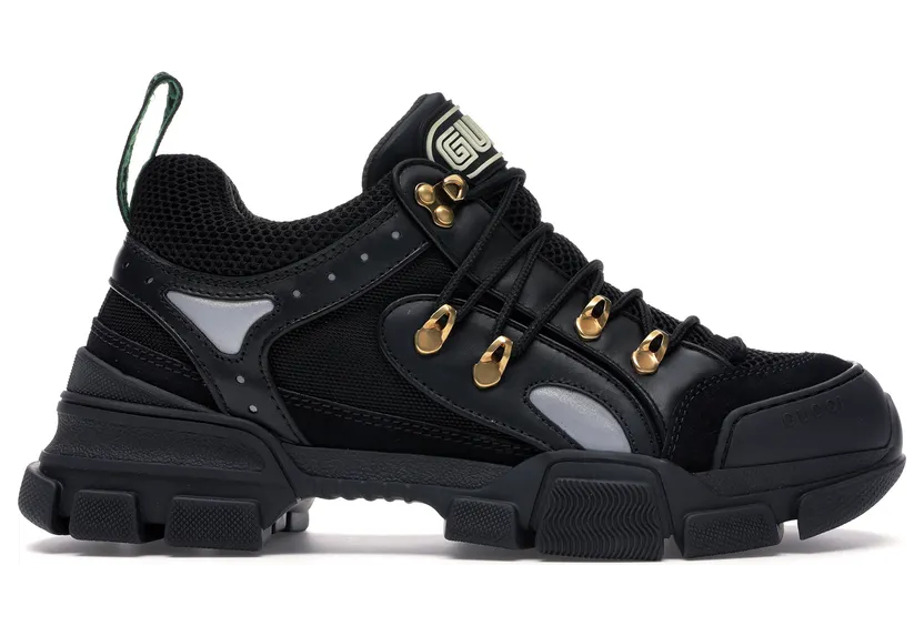 Gucci Flashtrek SEGA Black Leather