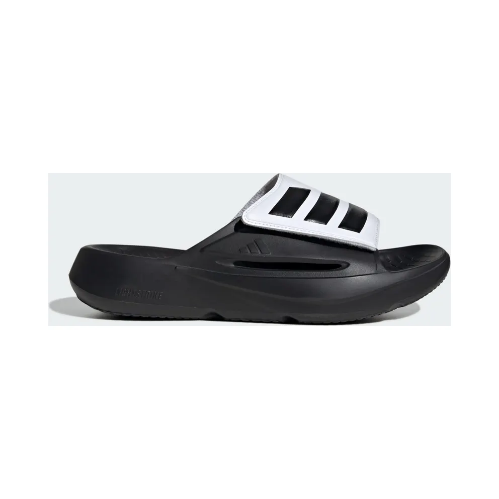 adidas Lightblaze Slides Core Black Cloud White (JS3588)