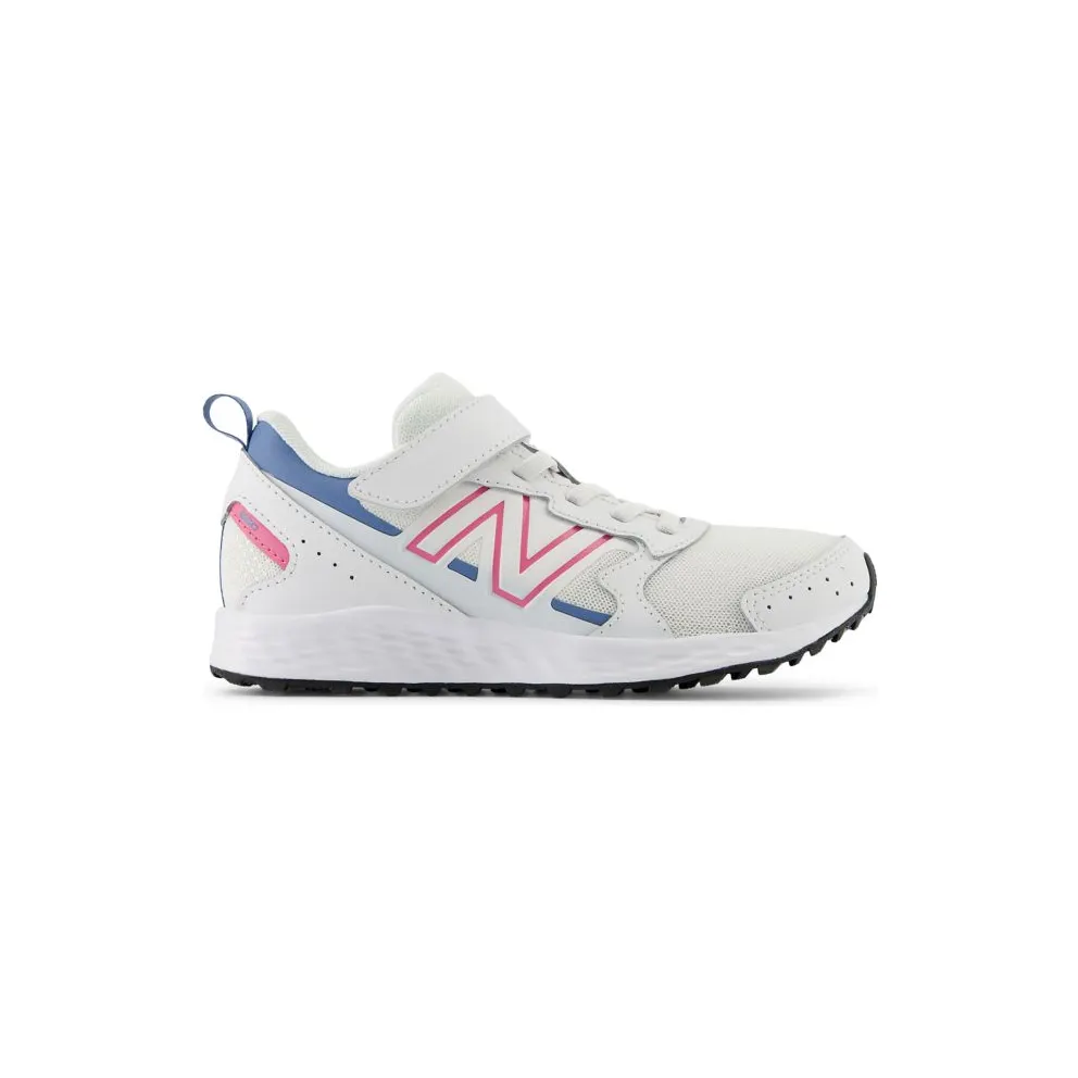 New Balance Fresh Foam 650 Bungee Lace White Real Pink Heron Blue (YT650WP1)