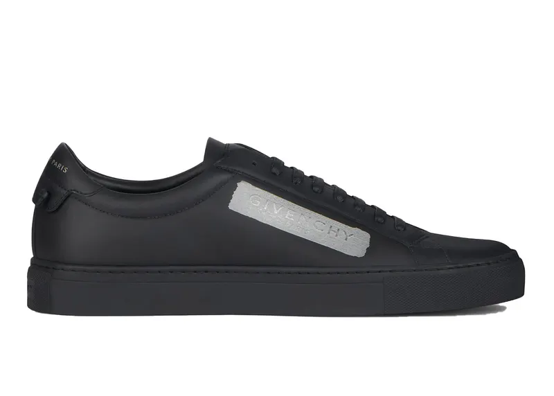 Givenchy Leather Laxtex Band Black Silver (BH0002H0UK-008)