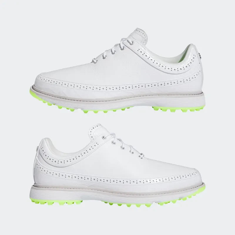 adidas MC80 Spikeless Golf Cloud White Matte Silver Lucid Lemon (ID4748)