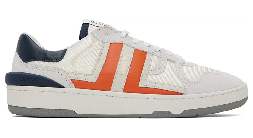 Lanvin Gray & Orange Clay Sneakers (FM-SKDK00-MESU-H22)