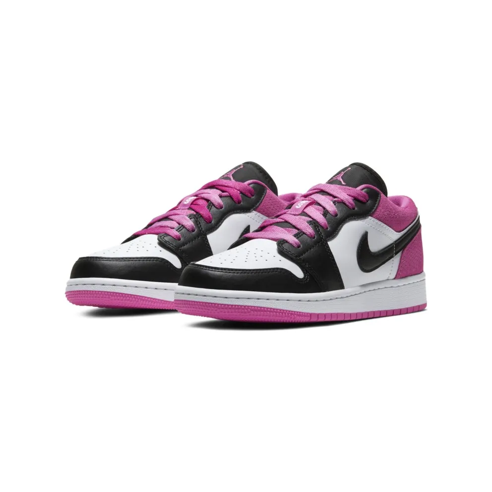 Jordan 1 Low Black Active Fuchsia (GS) Black/Active Fuchsia-White-Black (CT1564-005)