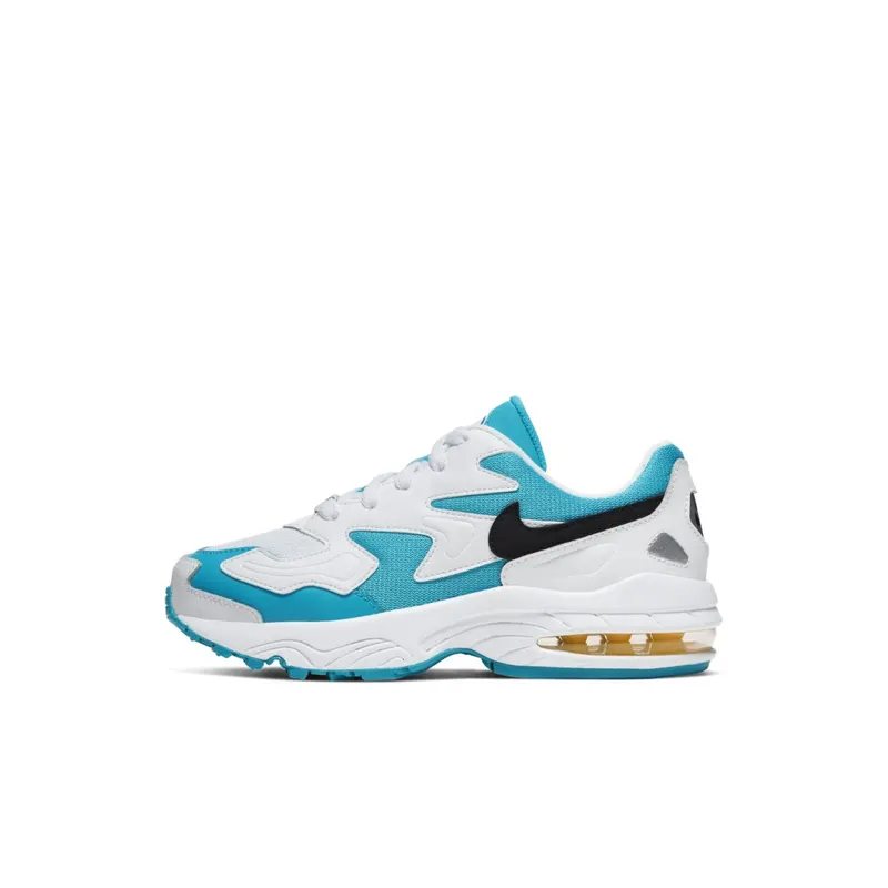 Nike Air Max2 Light Blue Lagoon (PS) White/Blue Lagoon/Laser Orange (CJ4026-102)