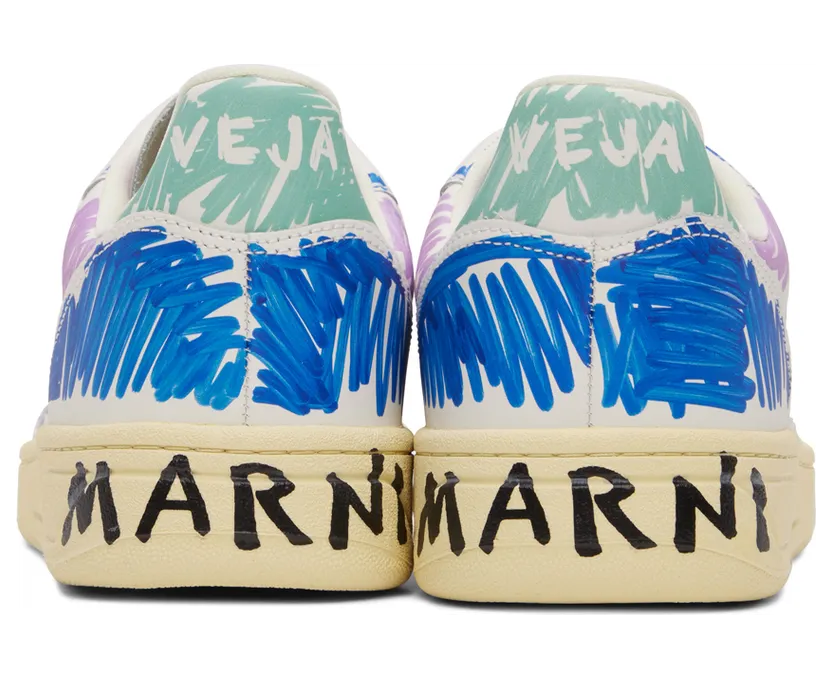 Marni Multicolor Veja Edition V-10 Sneakers (VXMS-3081B-V1020) (2)