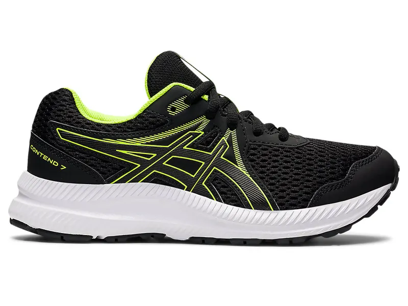 Asics CONTEND™ 7 GS Black/Hazard Green (1014A192.005)