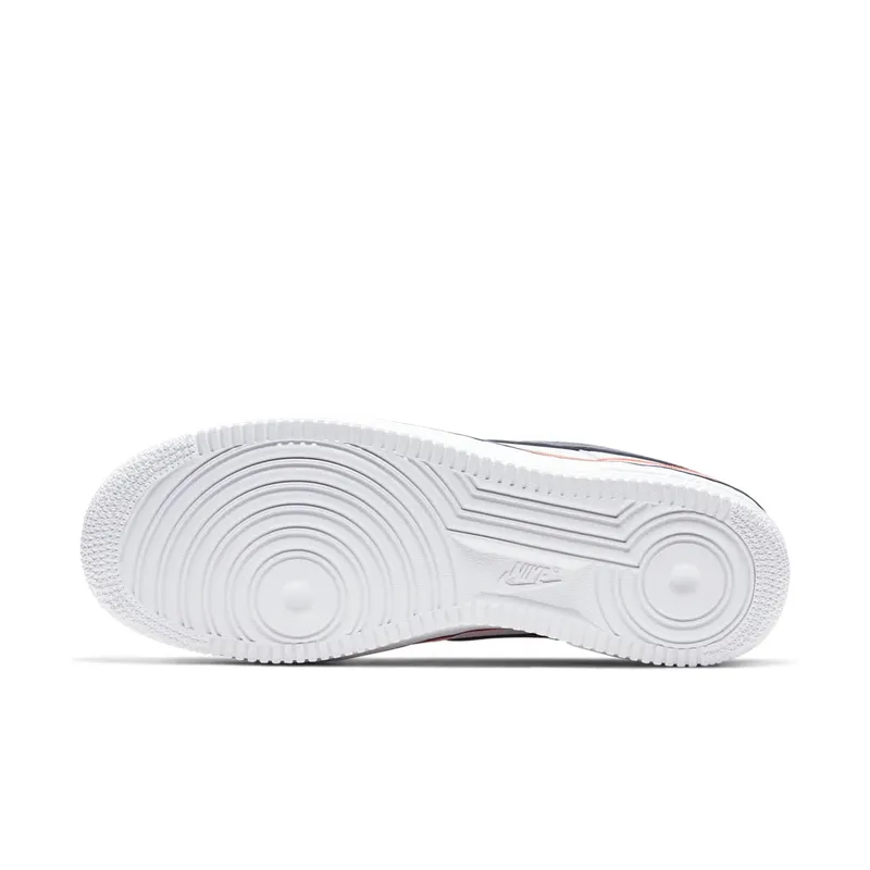 Nike Air Force 1 Low Ribbon White Blue White/White-Obsidian-Gym Red-White (CJ1377-100)