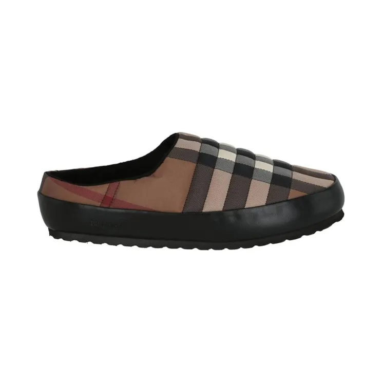 Burberry Birch Check Print Slipper Dark Brown (8050305 20042)