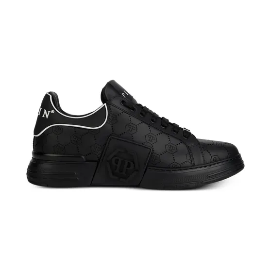 Philipp Plein Phantom Kicks mit Monogrammmuster “White” (AAESUSC0835PLE005N)