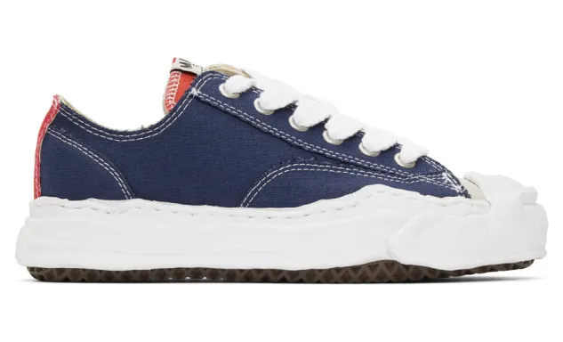 Miharayasuhiro Navy and Beige Original Sole Sneakers (A05FW702)