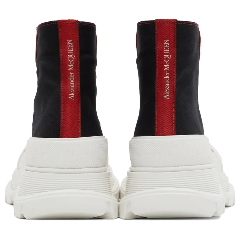 Alexander McQueen Black Tread Slick High Sneakers (711105W4TGD) (2)