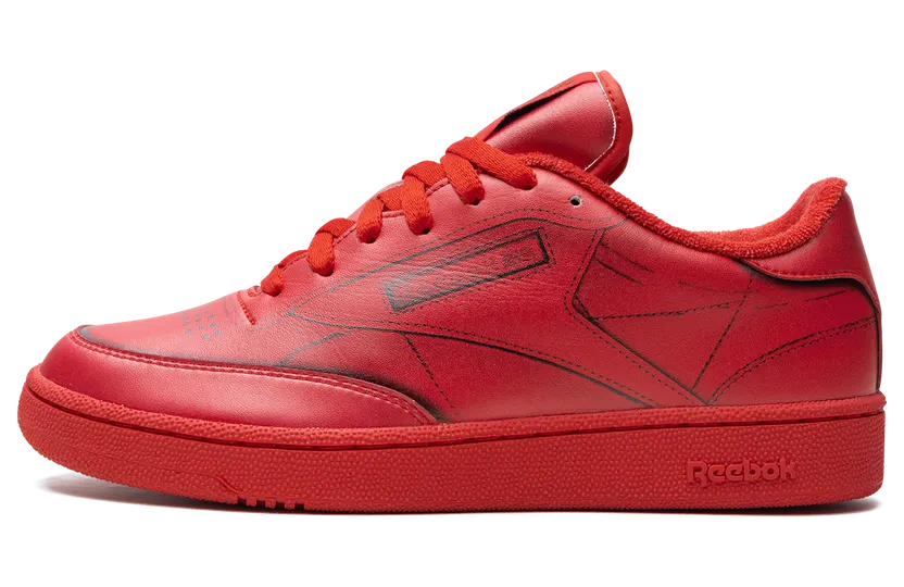 Reebok Maison Margiela x Club C “Vector Red” (H02408)
