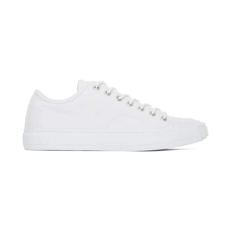 Acne Studios White Canvas Low 183 OPTIC WHITE (BD0231-)