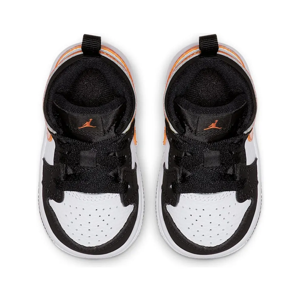 Jordan 1 Mid Shattered Backboard (TD) Black/Starfish-Starfish-White (640735-058)