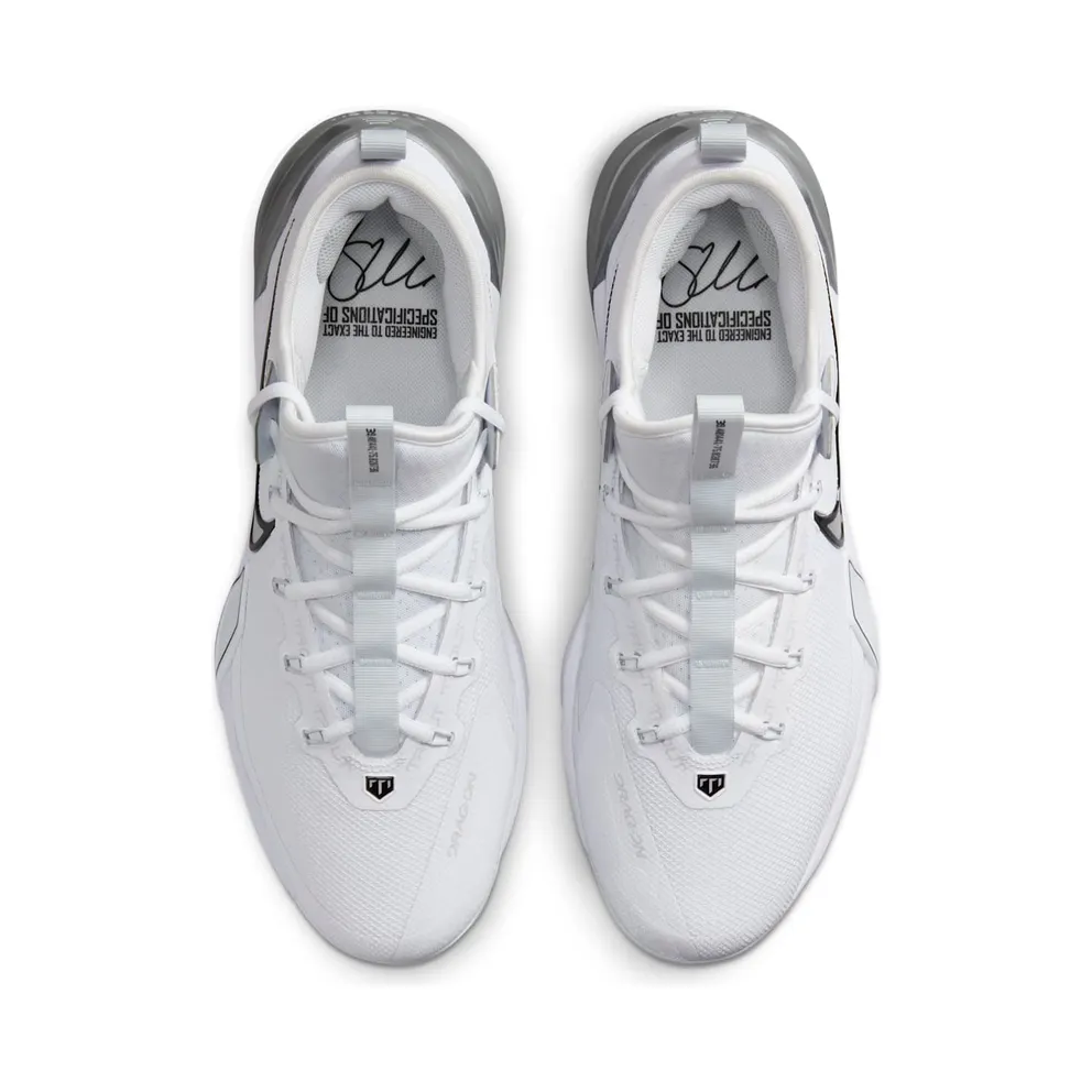 Nike Force Zoom Trout 9 Elite White Black Pure Platinum Metallic Silver (FB2906-102)