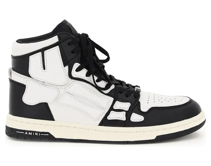 AMIRI Skel Top Hi Black White Black (W0F22499NL)