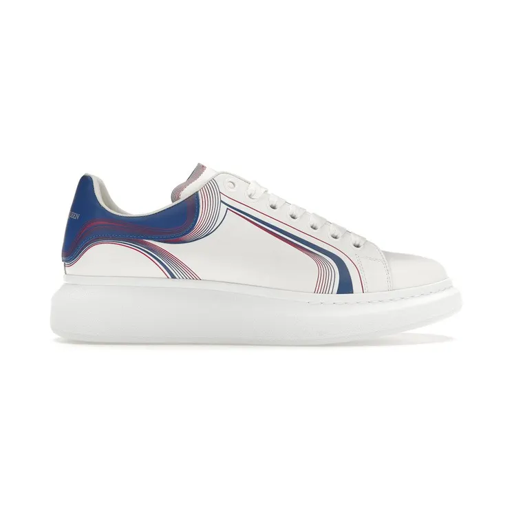 Alexander McQueen Oversized White Galactic Blue (750336WIDJQ8833)