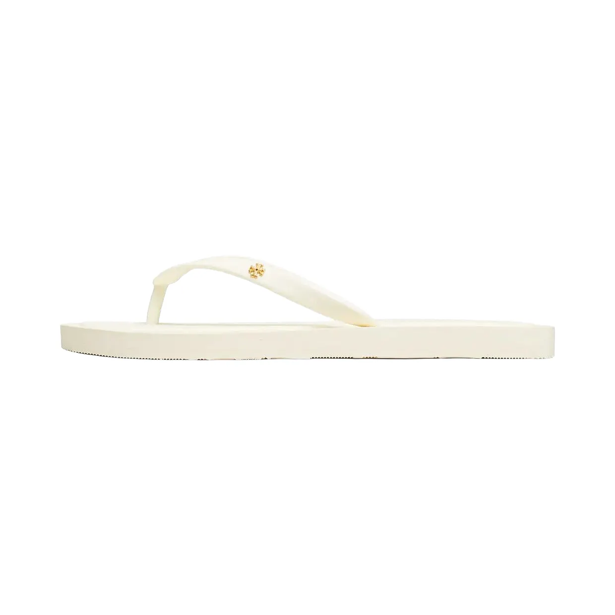 Tory Burch Kira Padded Flip Flop “Ivory Gold” (162307-100)