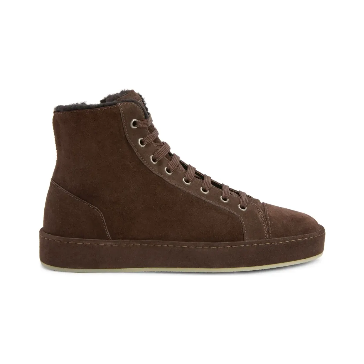 Giuseppe Zanotti GZ-City High-Top-Sneakers aus Wildleder “Brown” (RU40000002)
