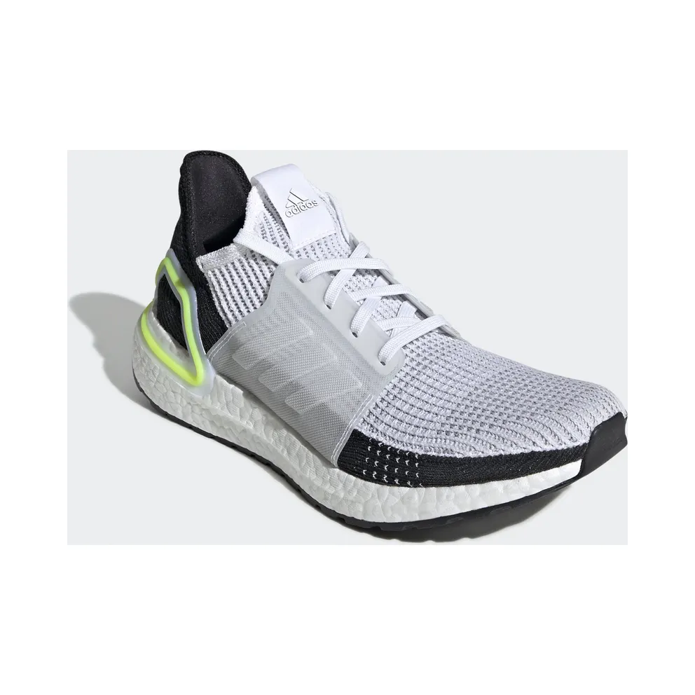 adidas Ultra Boost 19 White Black Volt White/Black/Volt (EF1344)