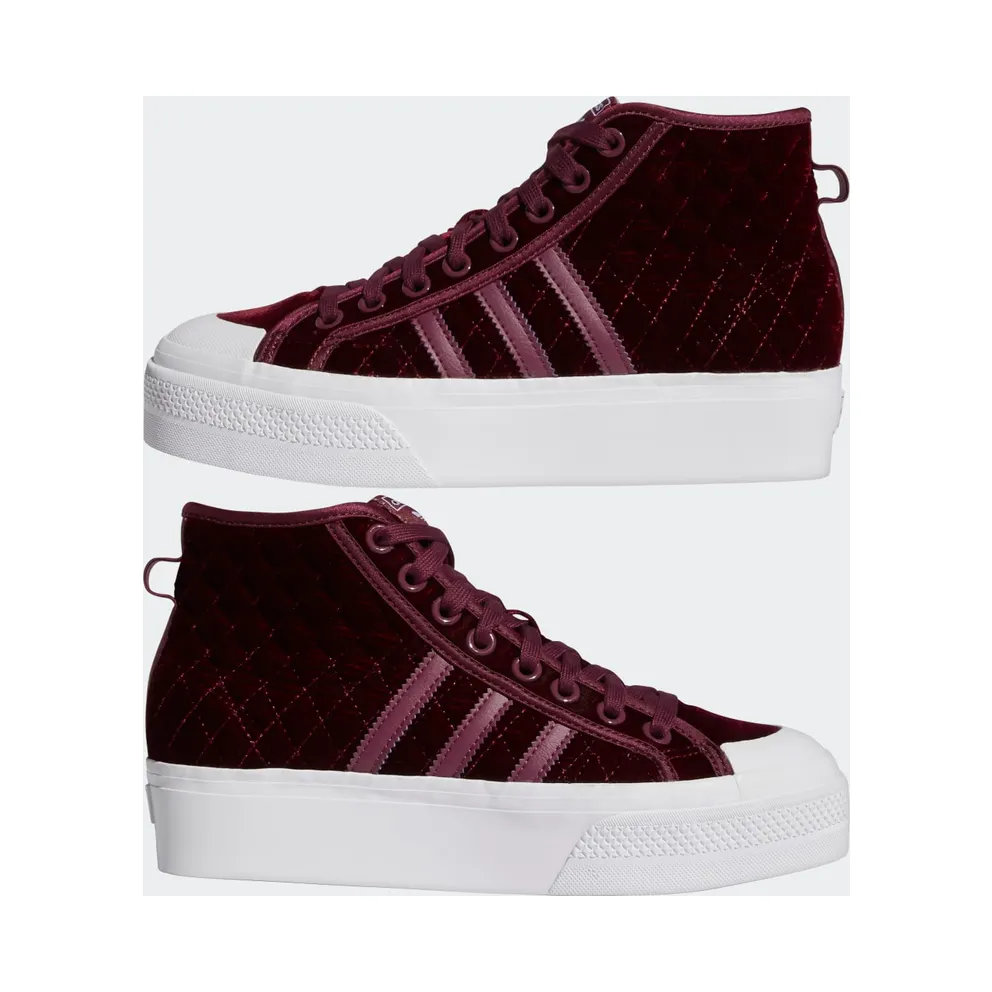 Adidas Nizza Platform Mid Brown / White / Cloud White (H02701)