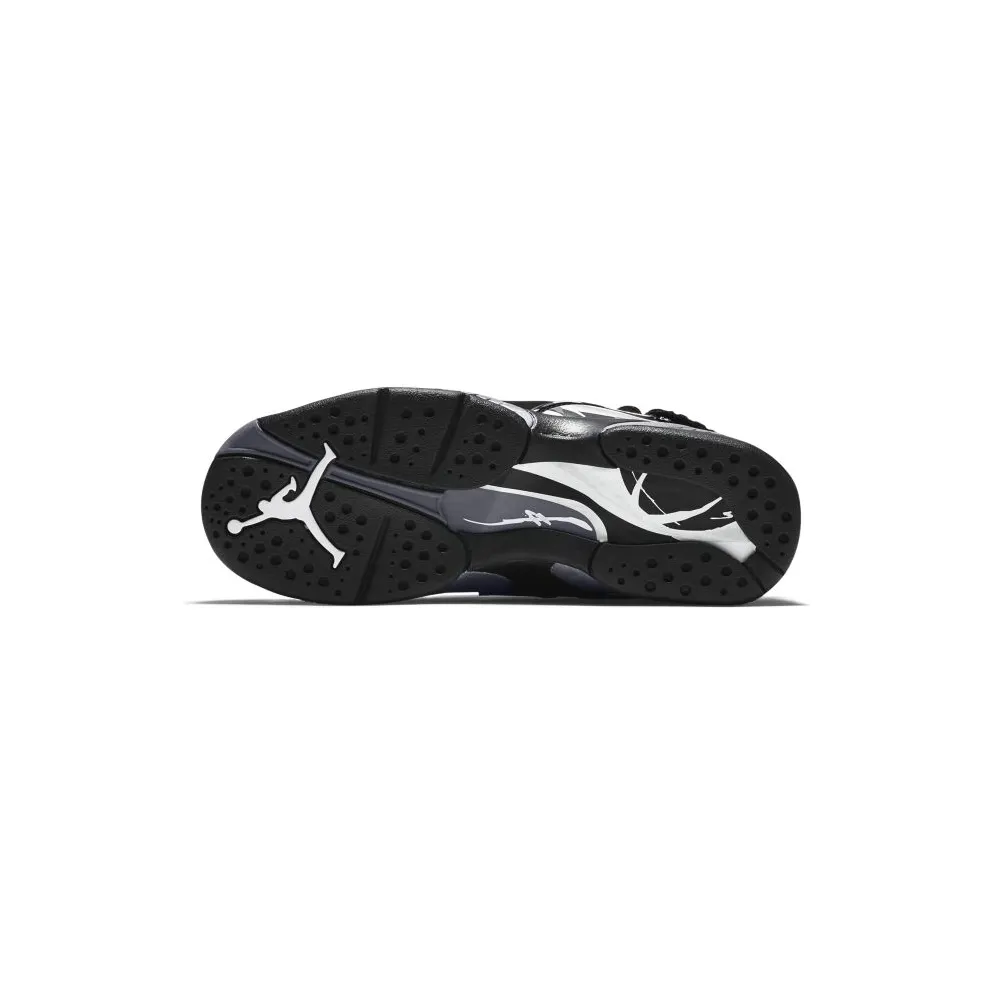 Jordan 8 Retro Chrome 2015 (GS) Black/White-Light Graphite (305368-003)