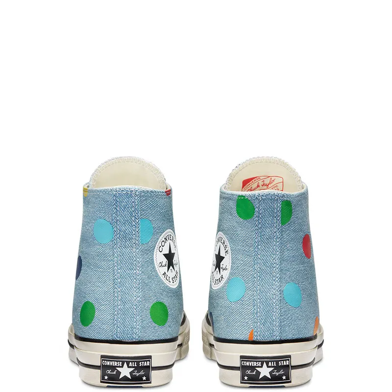 Converse Chuck Taylor All-Star 70s Hi Golf Wang Denim Polka Dots Blue/Egret-Black (170011C)