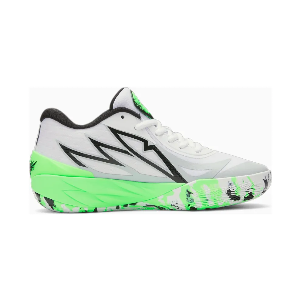 Puma MB.02 Lo LaMel-O Basketball Shoes Green/White (379408-01)