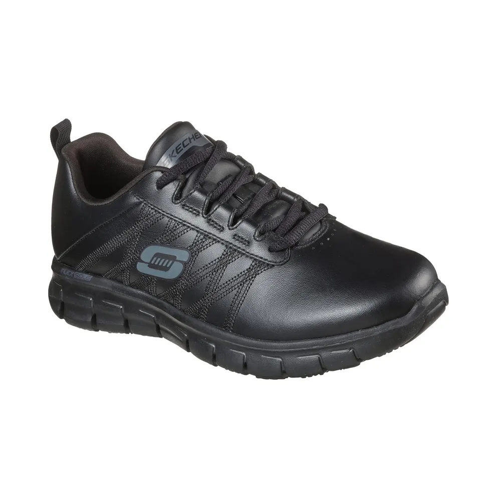Skechers Work Relaxed Fit: Sure Track – Erath Sneaker Black
