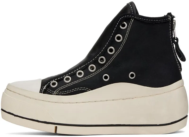 R13 Black Lace Free Kurt High-Top Wxblk (R13S5032-003)