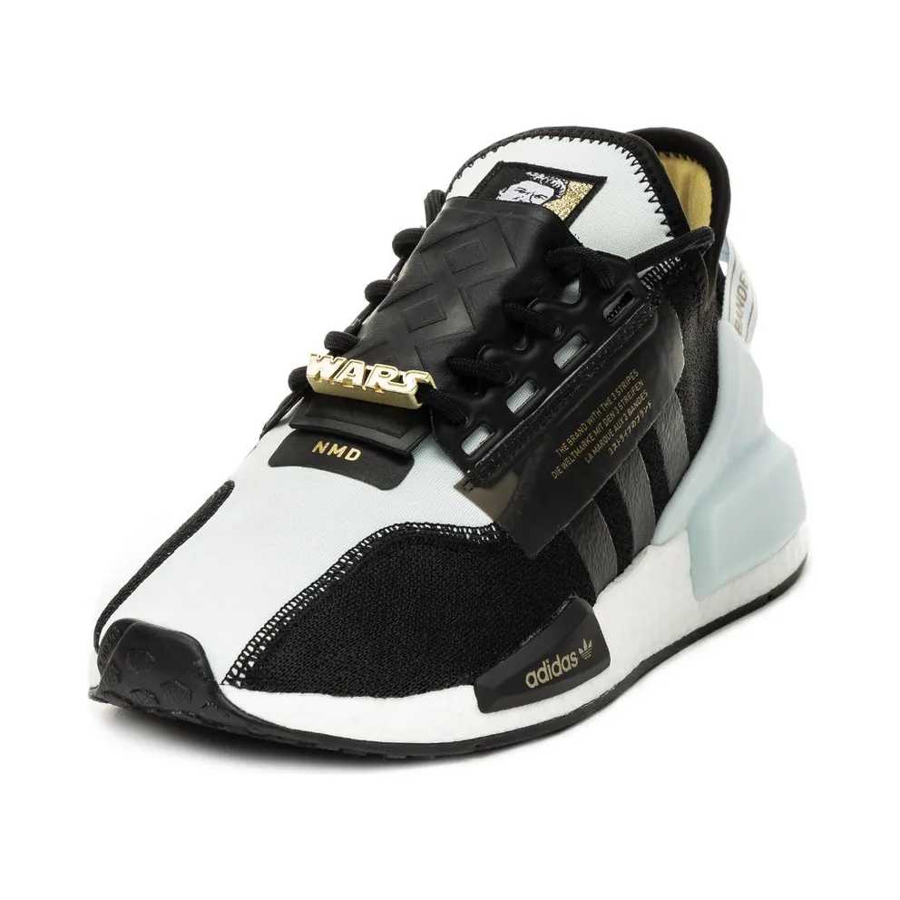 adidas Star Wars NMD_R1 V2 Lando Calrissian Schuh Sky Tint / Core Black / Gold Metallic (FX9300)