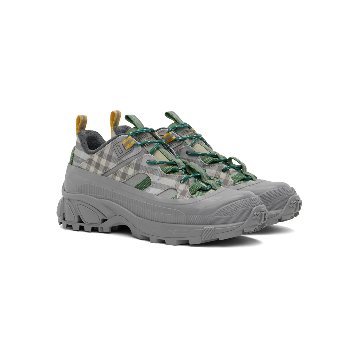 Burberry Grey Arthur Low-Top Sneakers (8050940) (4)